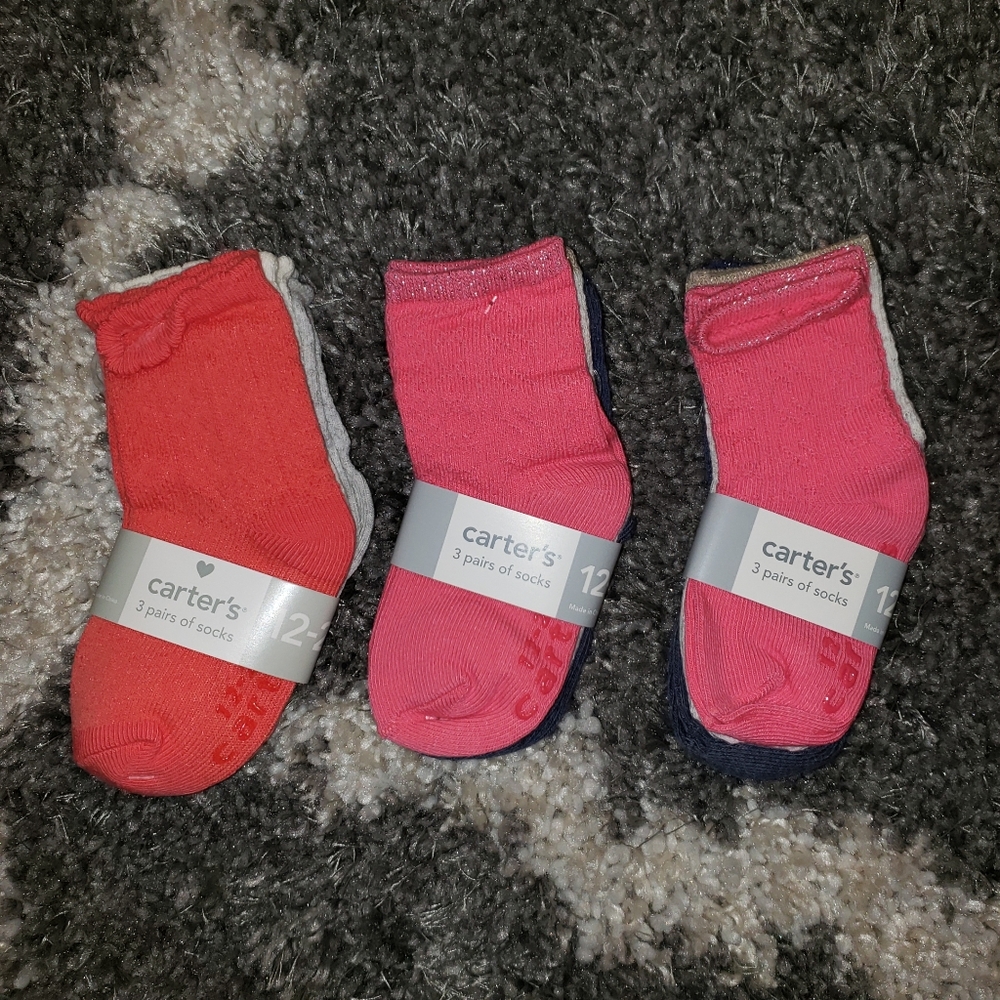 Carters socks 12-23 months